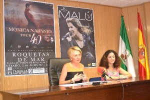 Eloísa Cabrera y María del Mar de la Muela, en la presentación.