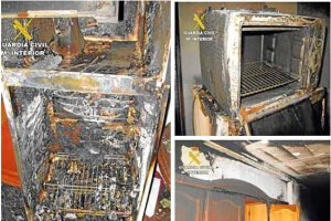Vivienda afectada por el incendio de marzox,aut