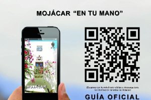 Pegatina informativa de la nueva aplicación.x,a