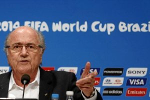 El presidente de la FIFA dio su última rueda de prensa en Maracaná.tyle>.apqj{position:abs
