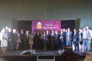 Foto de familia de los Premios Nacimiento. x,au