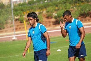 Fabián Vargas junto a Michel en la temporada 2011e;clip:rect(46