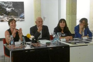 Rueda de prensa, ayer en el CAF.o,469