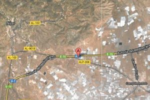 Punto en el que iría el retén, aprovechando las naves del polígono La Granatilla tyle>.apq