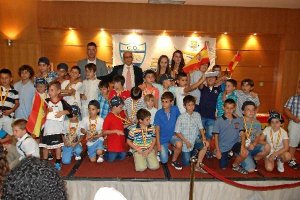 Juan Magaña en la clausura de la temporada para el Bumbam.e;cli