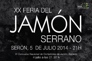 Cartel de la XX Feria del Jamón Serrano de Serón.e;clip:rect(46