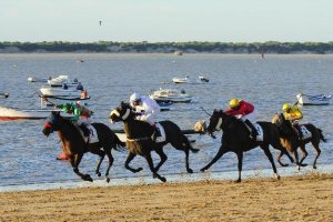 Carreras de caballos en Sanlúcar de Barrameda.x