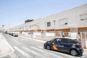 Panorámica de una promoción afectada. x,auto,au