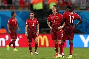 La cara de Cristiano Ronaldo dice como está Portugal.e;clip:rec