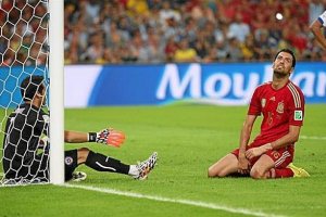 Sergio Busquets, en el partido ante Chile.x,aut