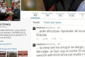 Unai reconoce su error en las redes sociales.x,
