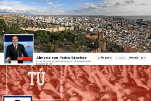 Páginas en Facebook de los dos grupos