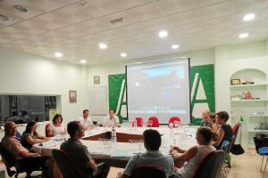 Jornadas  formativas sobre enología celebradas por la patronal agraria Asaja, que incluyen catas de 