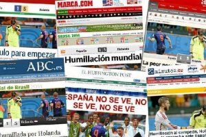 La prensa mundial atizó a España.o,46