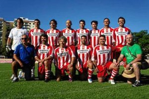 Equipo de fútbol 7 de los bomberos de Almeríax,