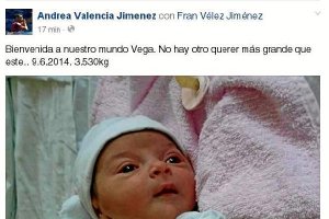 Foto que subió a Facebook Fran Vélez.