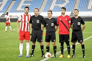 Míchel en el partido ante el Sevilla Atlético.x