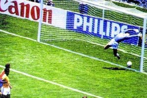 El famoso gol de Míchel en México 86 que no subió al marcador.e