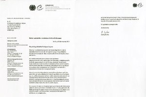 Imagen del documento enviado a Rodríguez por el diputado ae;cli