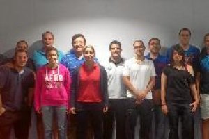 Seleccionadores con el delegado José Francisco Cara.e;clip:rect