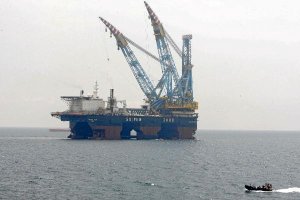 Plafaforma que conectó el gasoductoo,