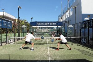 Una jugada de padel