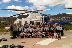 Alumnos almerienses en su visita al Cedefo de Alhama de Almería.tyle>.apqj{position:absolu