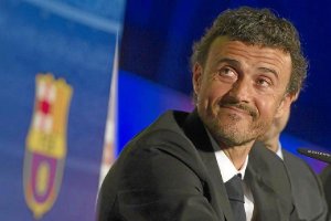 Luis Enrique, durante la presentación.x,auto,au