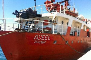Barco Assel en el Puerto de Almeríao,