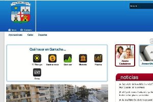 Imagen de una de las páginas web sometidas a estudioe;clip:rect