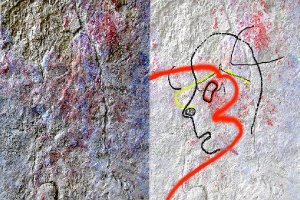 El retrato hallado en la cueva de Ambrosio. x,a