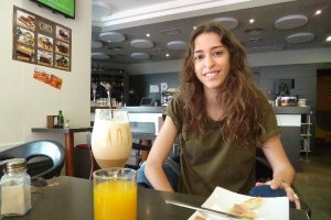 Lena Carrilero durante la entrevista con LA VOZ DE ALMERÍA.e;cl