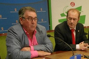 Sedeño y Pérez en un acto en Diputación en 2009