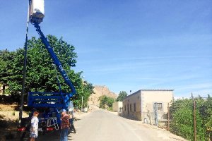 Lourdes Ramos ha visitado las obras. 