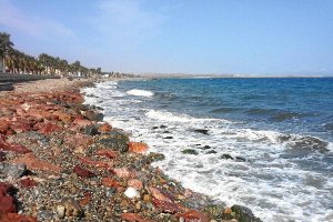 Imagen de la playa de Costacabana en la tarde de ayere;clip:rec