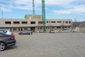 Estado de las obras del nuevo centro  de salud.