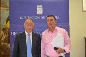 El presidente de la diputación y el alcalde de Partaloa.e;clip: