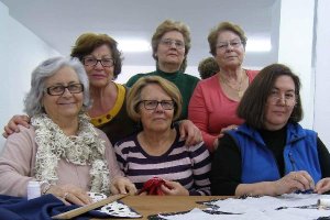Integrantes del taller Retales y Puntillas de El Parador.e;clip