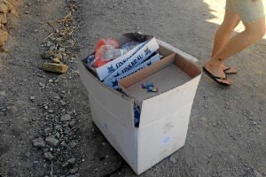 Basura retirada de los decorados.o,46