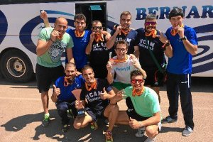 Felices con sus medallas los universitarios de Almería.e;clip:r