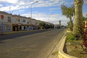 El tramo de carretera une la rotonda de La Simona y la de Las Buganvillas.tyle>.apqj{posit