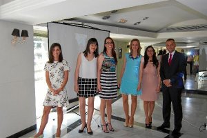 Ángeles del Mar Martín, Carmen Pérez Berenguel, Isabel Marcos López,  Ángeles Gómez, Sofía Ureña Gál