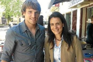 Con Mª del Mar García, presidenta de la Federación Andaluza de Pádeltyle>.apqj{position:ab