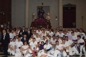 Cuadrilla de costaleros del Cristo de Pasión.x,