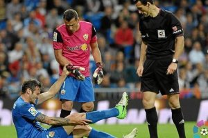 Torsiglieri se lesionó en el Santiago Bernabéux