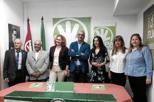 La candidatura andalucista de Almería con el candidato a la Junta.tyle>.apqj{position:abso