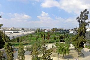 Panorámica del lugar del suceso, en Alboxx,auto