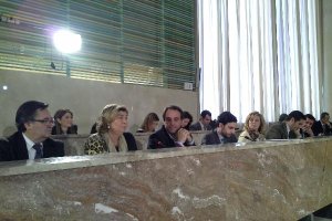 La concejal de Hacienda, Rafaela Abad, en el debate plenario.e;