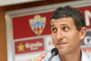 Javi Gracia en su etapa en el Almería