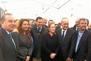 La ministra Ana Pastor durante el acto de inauguración del nuevo tramo de la A-7.tyle>.apq